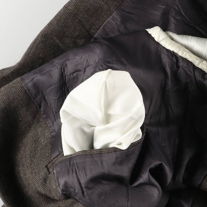 1980'S Brooks Brothers 346 Check Pattern Tailored Jacket, Men's Size Medium unclear brown type Vintage Second Hand