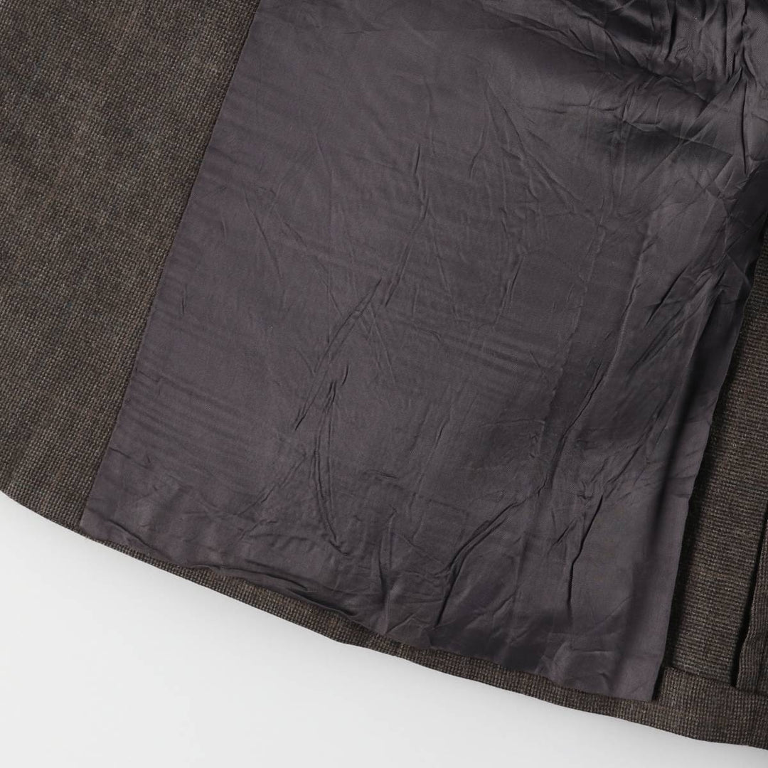 1980'S Brooks Brothers 346 Check Pattern Tailored Jacket, Men's Size Medium unclear brown type Vintage Second Hand