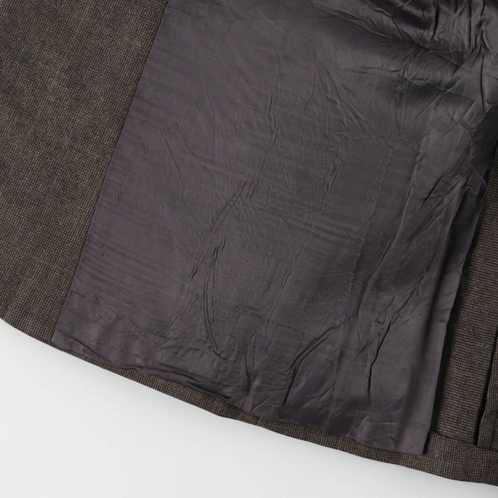 1980'S Brooks Brothers 346 Check Pattern Tailored Jacket, Men's Size Medium unclear brown type Vintage Second Hand