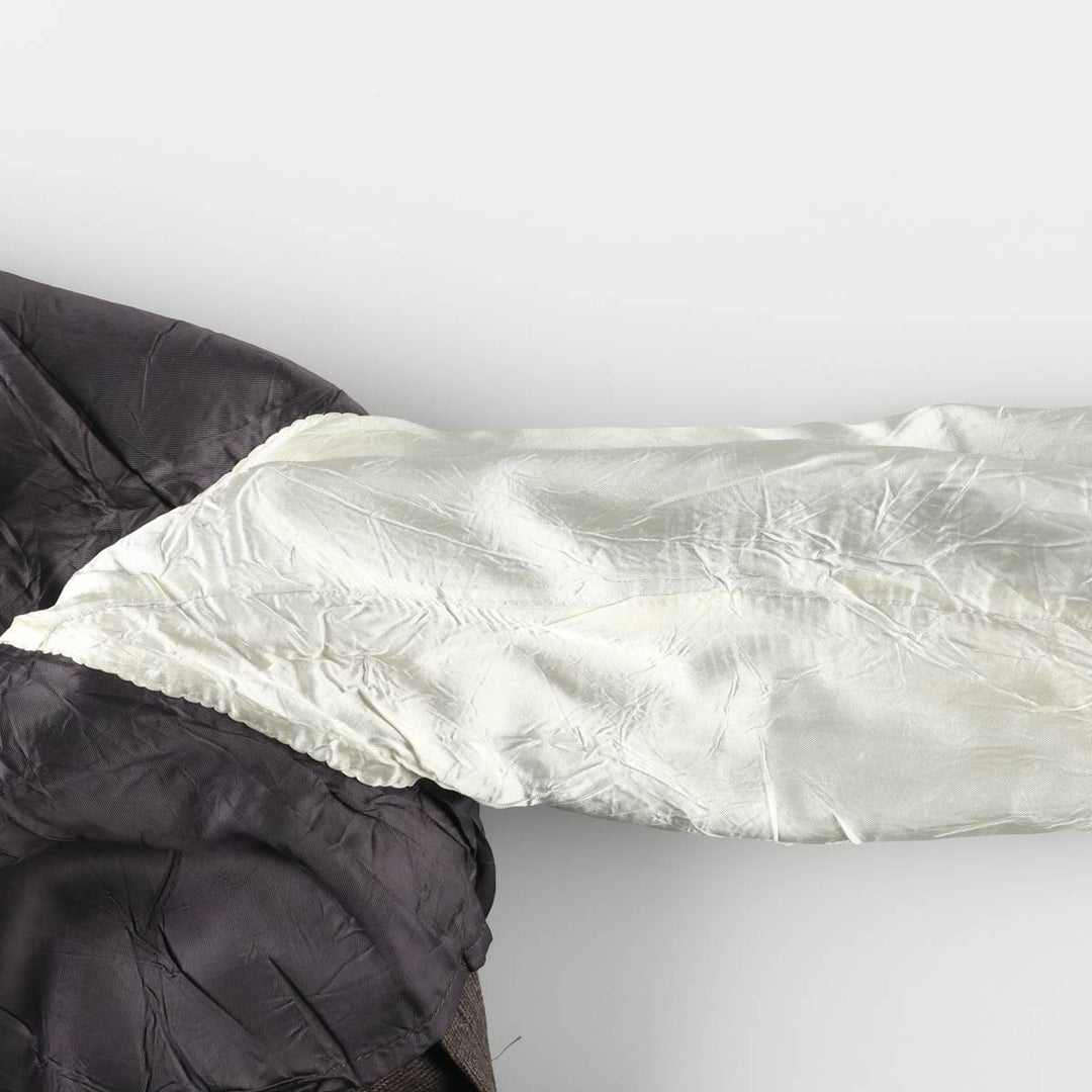 1980'S Brooks Brothers 346 Check Pattern Tailored Jacket, Men's Size Medium unclear brown type Vintage Second Hand