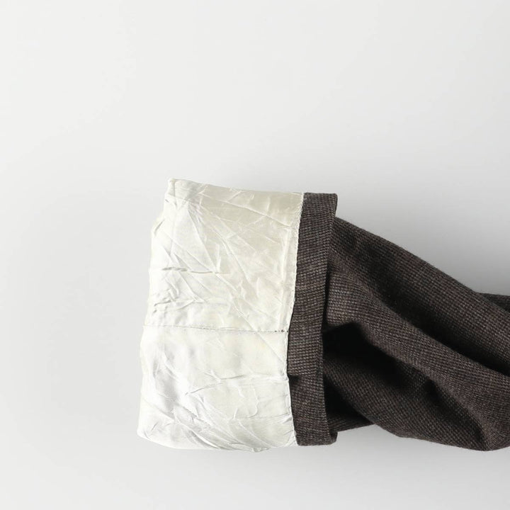 1980'S Brooks Brothers 346 Check Pattern Tailored Jacket, Men's Size Medium unclear brown type Vintage Second Hand