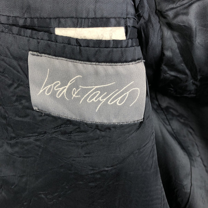 Ralph Lauren Chaps wool tailored jacket, made in Canada, men's size L wool navy blue type Vintage Second Hand