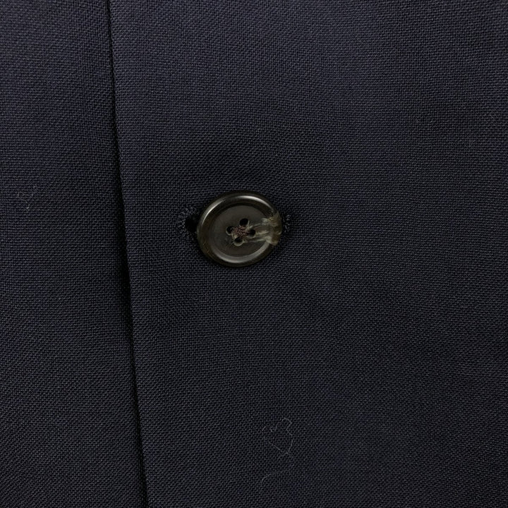 Ralph Lauren Chaps wool tailored jacket, made in Canada, men's size L wool navy blue type Vintage Second Hand