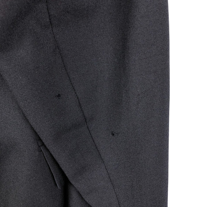 Ralph Lauren Chaps wool tailored jacket, made in Canada, men's size L wool navy blue type Vintage Second Hand