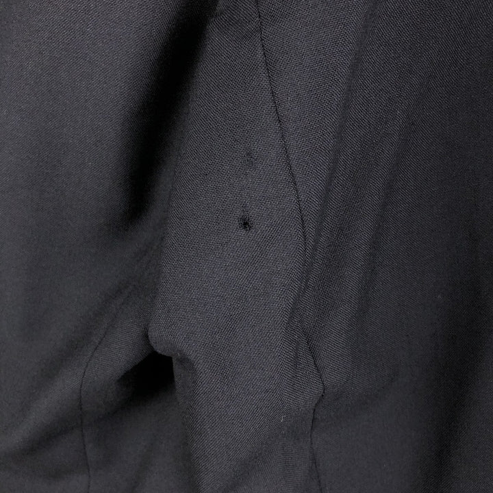 Ralph Lauren Chaps wool tailored jacket, made in Canada, men's size L wool navy blue type Vintage Second Hand