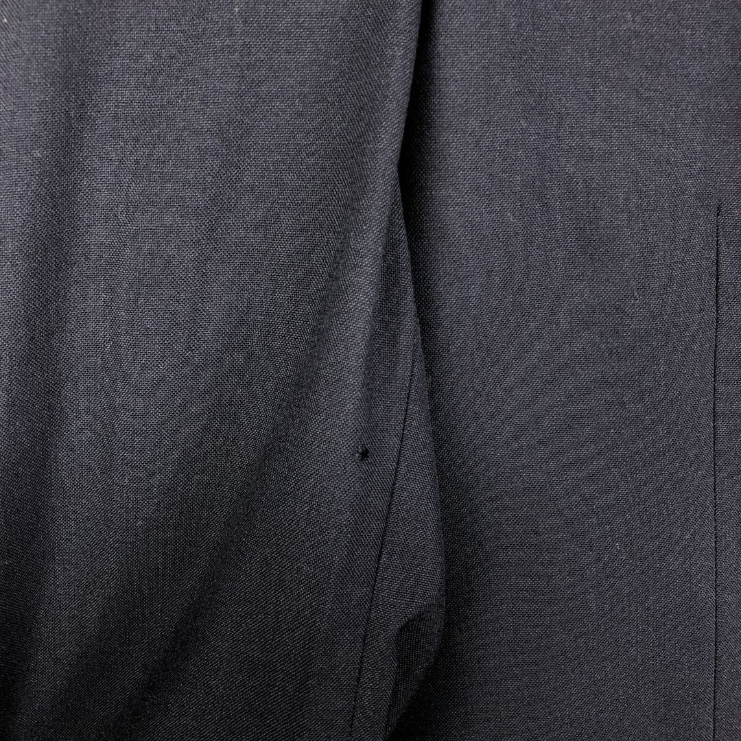 Ralph Lauren Chaps wool tailored jacket, made in Canada, men's size L wool navy blue type Vintage Second Hand