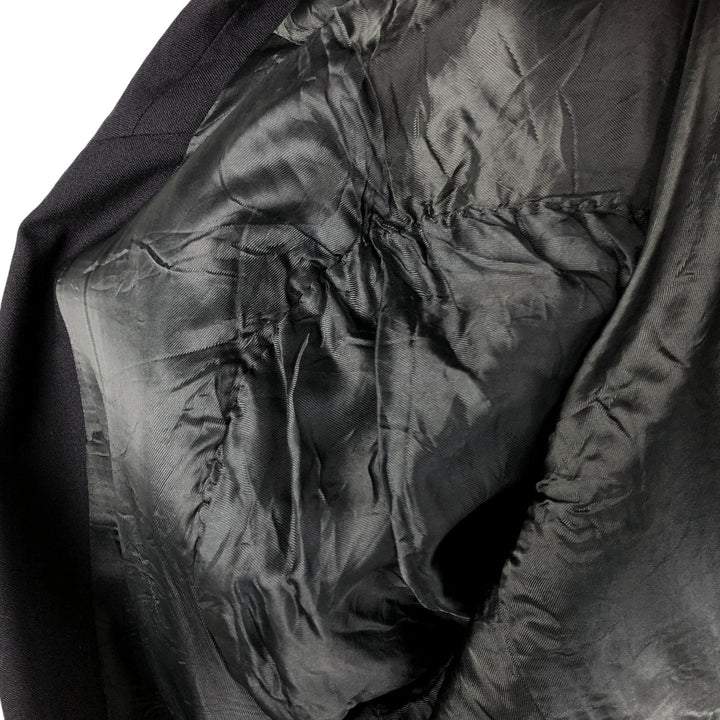 Ralph Lauren Chaps wool tailored jacket, made in Canada, men's size L wool navy blue type Vintage Second Hand