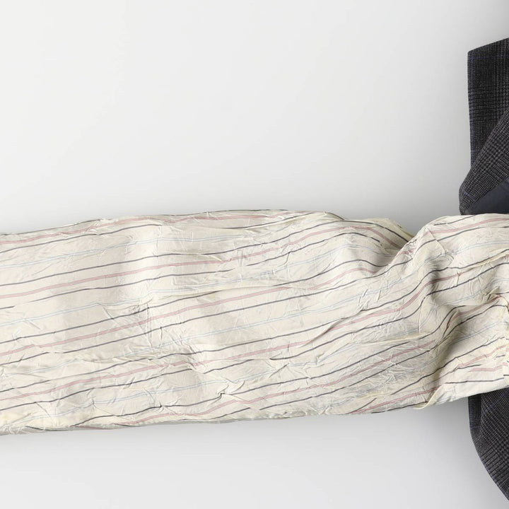 90'S Polo by Ralph Lauren Check Pattern Glen Plaid Tailored Jacket, Made in USA, Men's Size L unclear gray type Vintage Second Hand