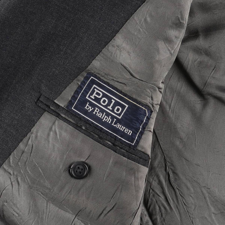 Vintage 1990'S Ralph Lauren POLO by Ralph Lauren tailored jacket, made in the USA, size M. unclear Charcoal Vintage Second Hand