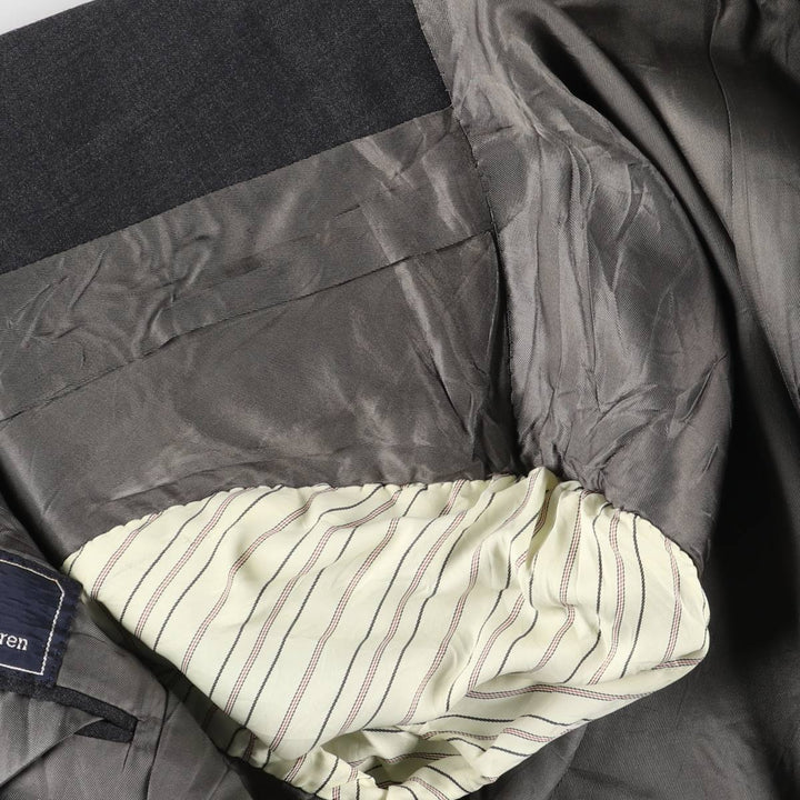 Vintage 1990'S Ralph Lauren POLO by Ralph Lauren tailored jacket, made in the USA, size M. unclear Charcoal Vintage Second Hand