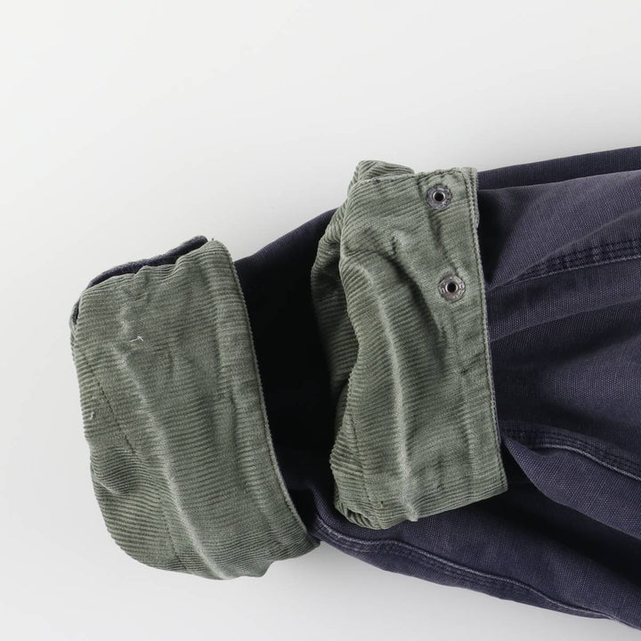 Vintage 1990'S Tommy Hilfiger Detroit Jacket-style Duck Work Jacket, Men's Size L cotton navy blue type Vintage Second Hand