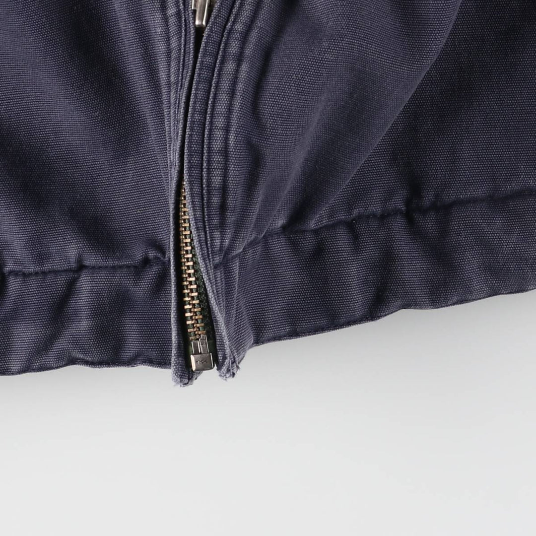 Vintage 1990'S Tommy Hilfiger Detroit Jacket-style Duck Work Jacket, Men's Size L cotton navy blue type Vintage Second Hand