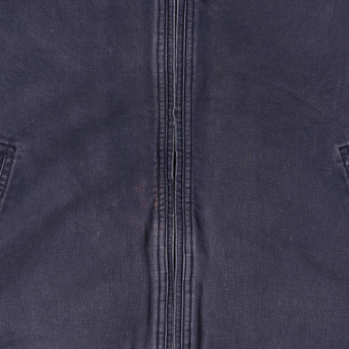 Vintage 1990'S Tommy Hilfiger Detroit Jacket-style Duck Work Jacket, Men's Size L cotton navy blue type Vintage Second Hand