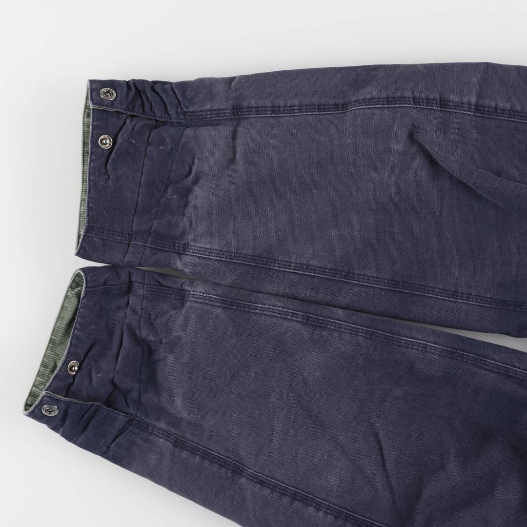 Vintage 1990'S Tommy Hilfiger Detroit Jacket-style Duck Work Jacket, Men's Size L cotton navy blue type Vintage Second Hand