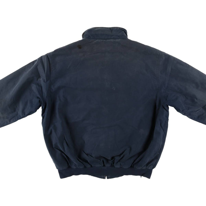 Ralph Lauren POLO by Ralph Lauren padded puffer jacket, men's size L cotton navy blue type Vintage Second Hand