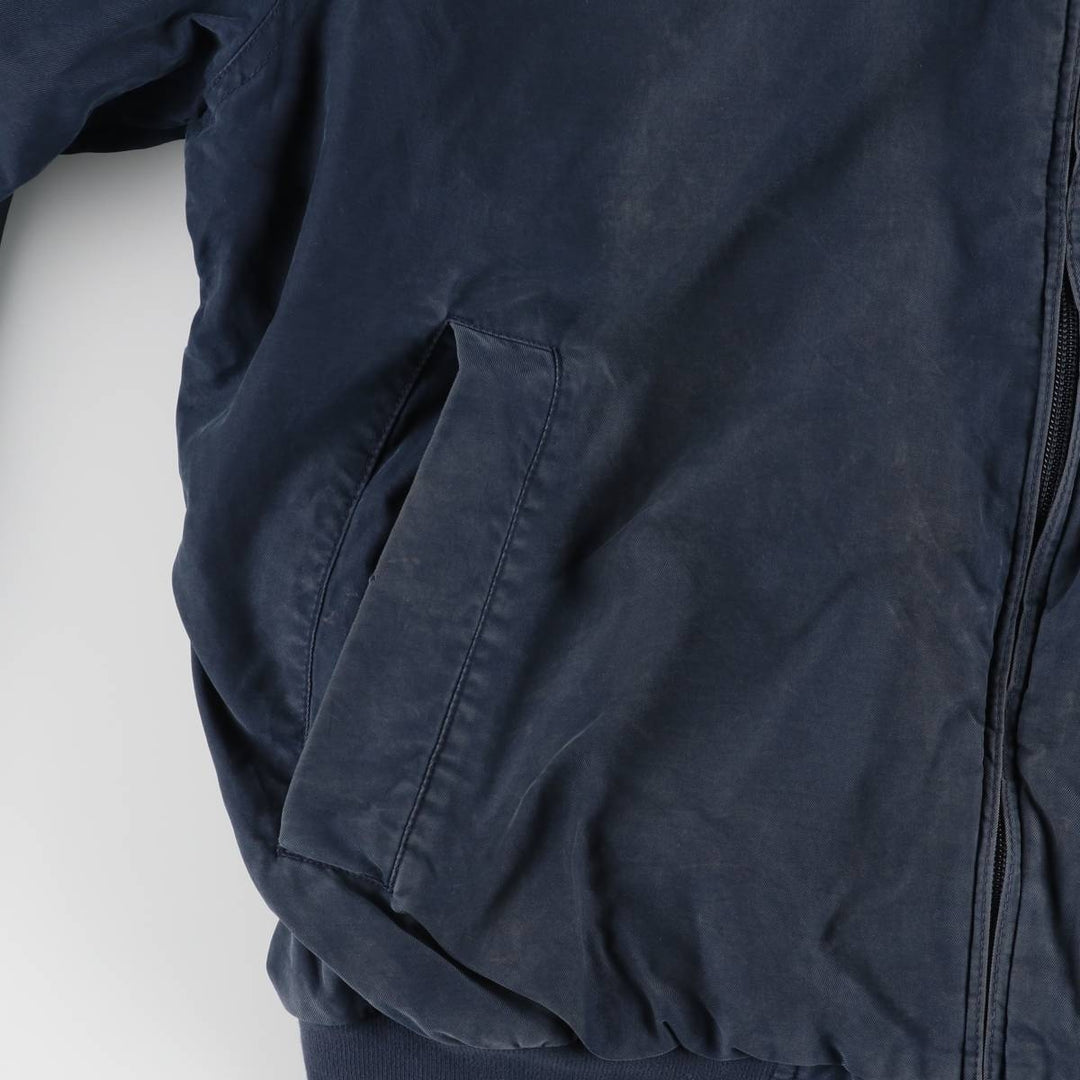 Ralph Lauren POLO by Ralph Lauren padded puffer jacket, men's size L cotton navy blue type Vintage Second Hand