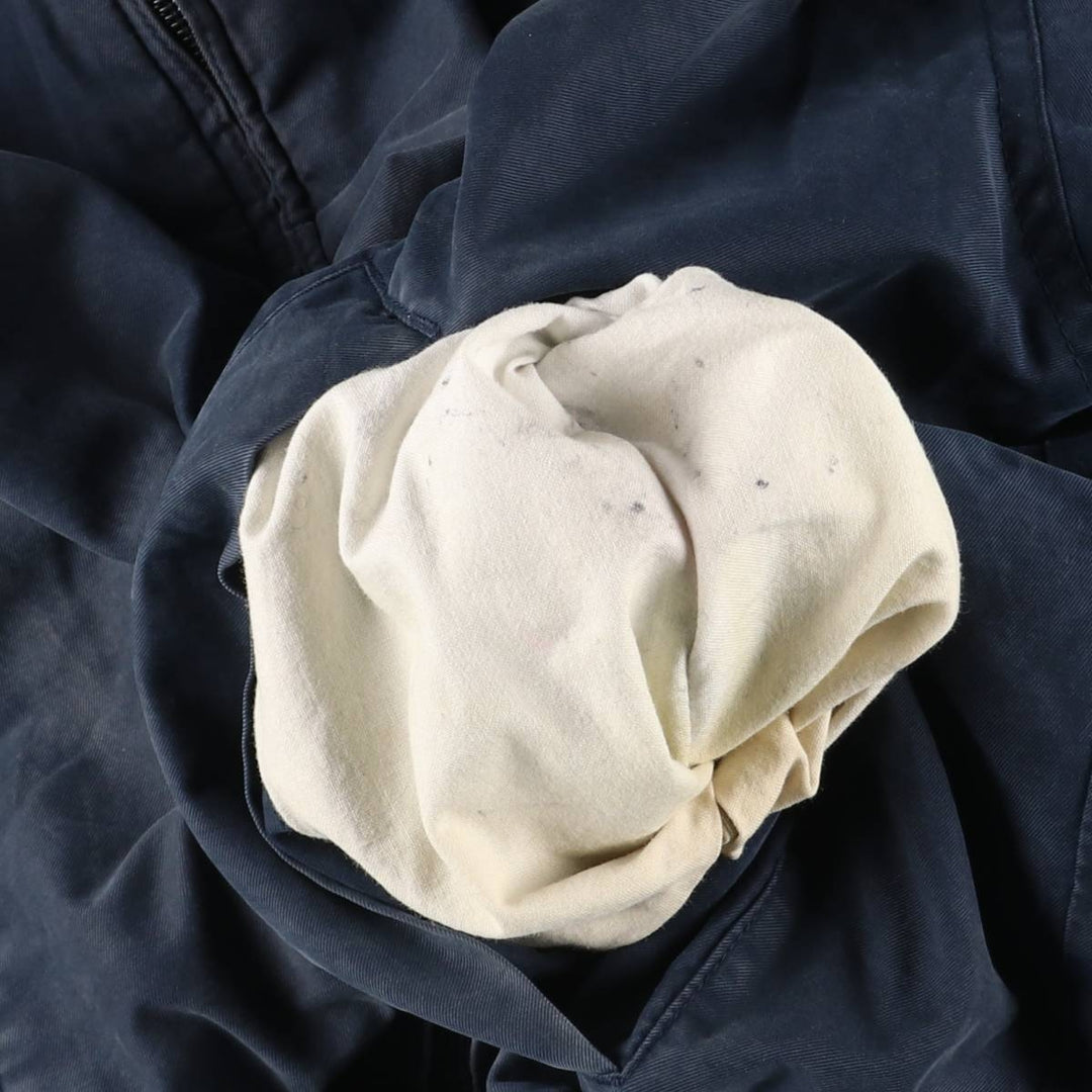 Ralph Lauren POLO by Ralph Lauren padded puffer jacket, men's size L cotton navy blue type Vintage Second Hand