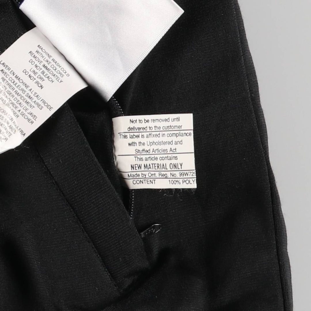 Vintage 90s-00'S adidas reversible back logo padded hoodie/puffer jacket, men's size XL polyester black type Vintage Second Hand