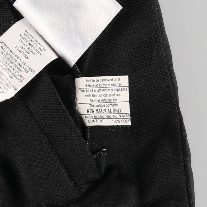 Vintage 90s-00'S adidas reversible back logo padded hoodie/puffer jacket, men's size XL polyester black type Vintage Second Hand