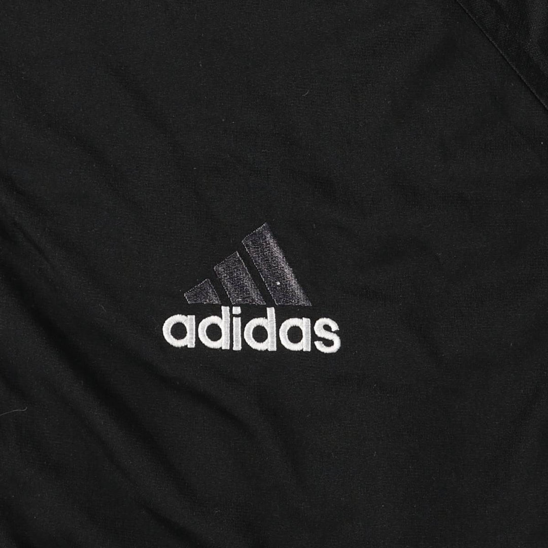 Vintage 90s-00'S adidas reversible back logo padded hoodie/puffer jacket, men's size XL polyester black type Vintage Second Hand