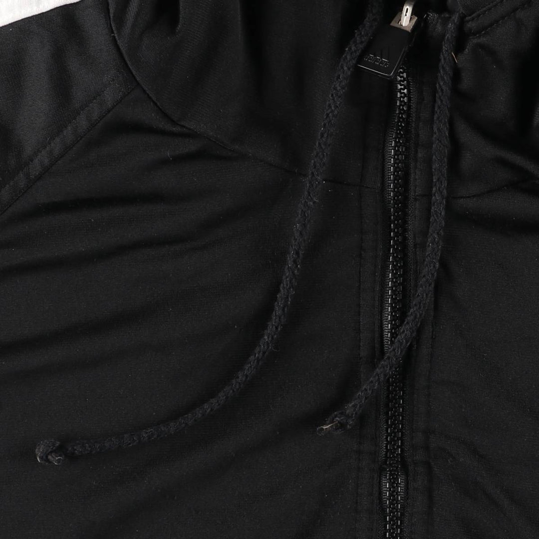 Vintage 90s-00'S adidas reversible back logo padded hoodie/puffer jacket, men's size XL polyester black type Vintage Second Hand