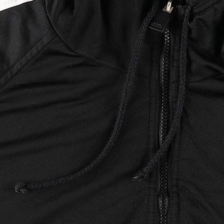 Vintage 90s-00'S adidas reversible back logo padded hoodie/puffer jacket, men's size XL polyester black type Vintage Second Hand