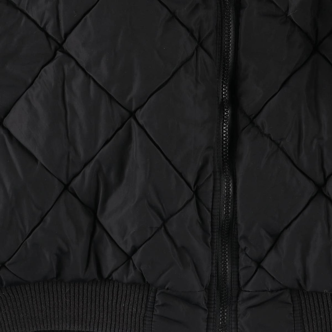 Vintage 90s-00'S adidas reversible back logo padded hoodie/puffer jacket, men's size XL polyester black type Vintage Second Hand