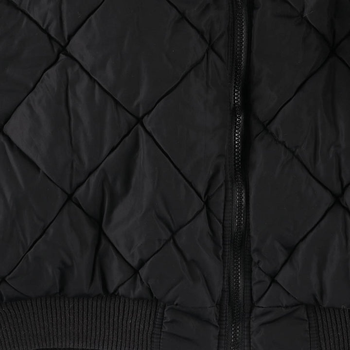 Vintage 90s-00'S adidas reversible back logo padded hoodie/puffer jacket, men's size XL polyester black type Vintage Second Hand