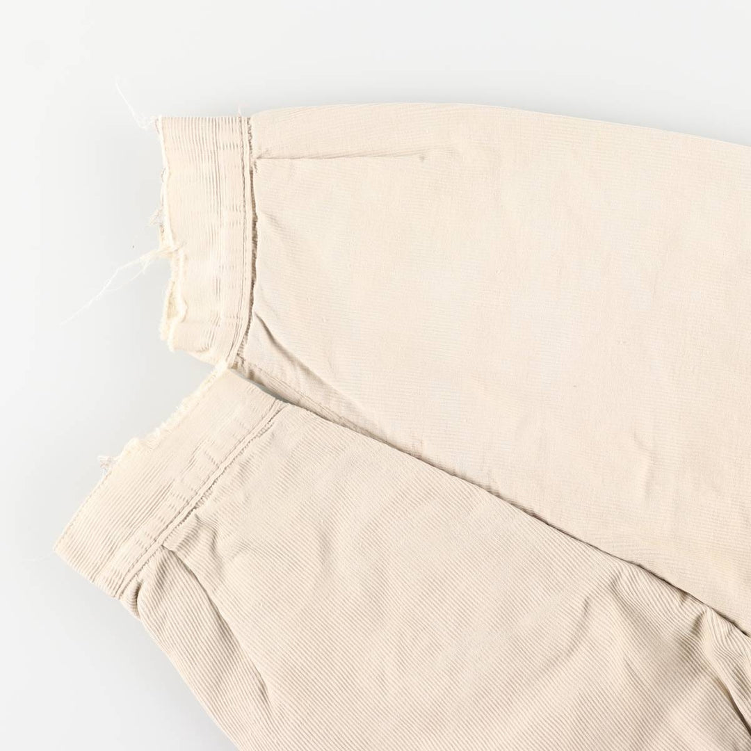 Vintage Lee Lined Rider Jacket, padded corduroy jacket, men's size XL, 1990s cotton ivory Vintage Second Hand