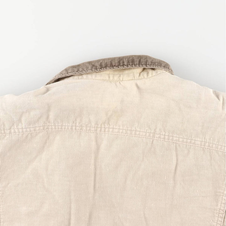 Vintage Lee Lined Rider Jacket, padded corduroy jacket, men's size XL, 1990s cotton ivory Vintage Second Hand