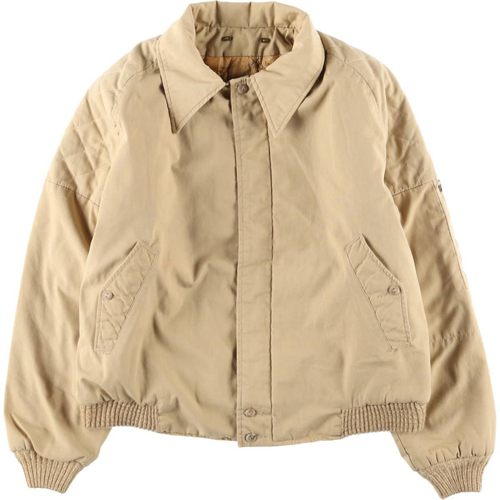 Catalina Associates Men's Padded Puffer Jacket, Size L unclear Beige type Vintage Second Hand