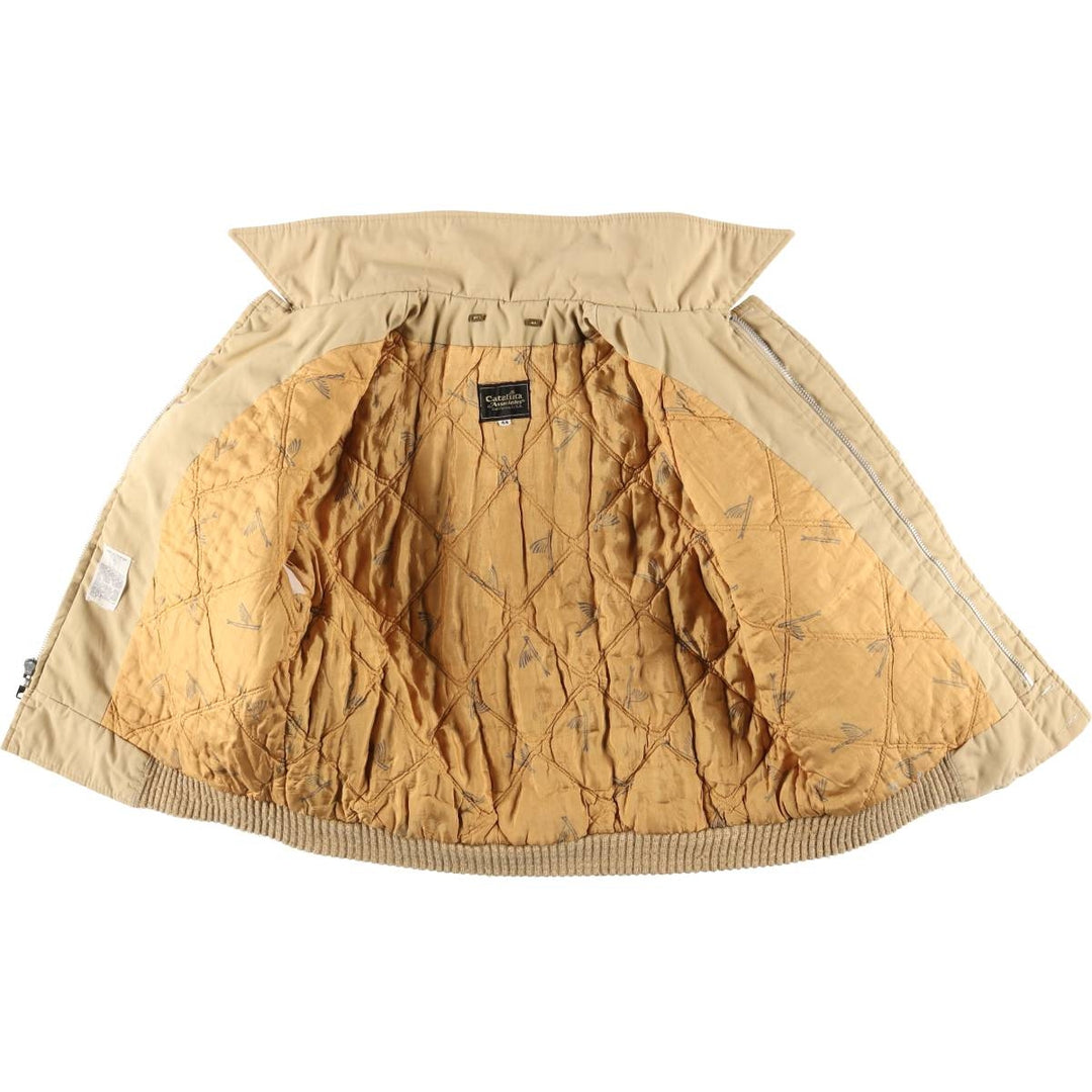 Catalina Associates Men's Padded Puffer Jacket, Size L unclear Beige type Vintage Second Hand