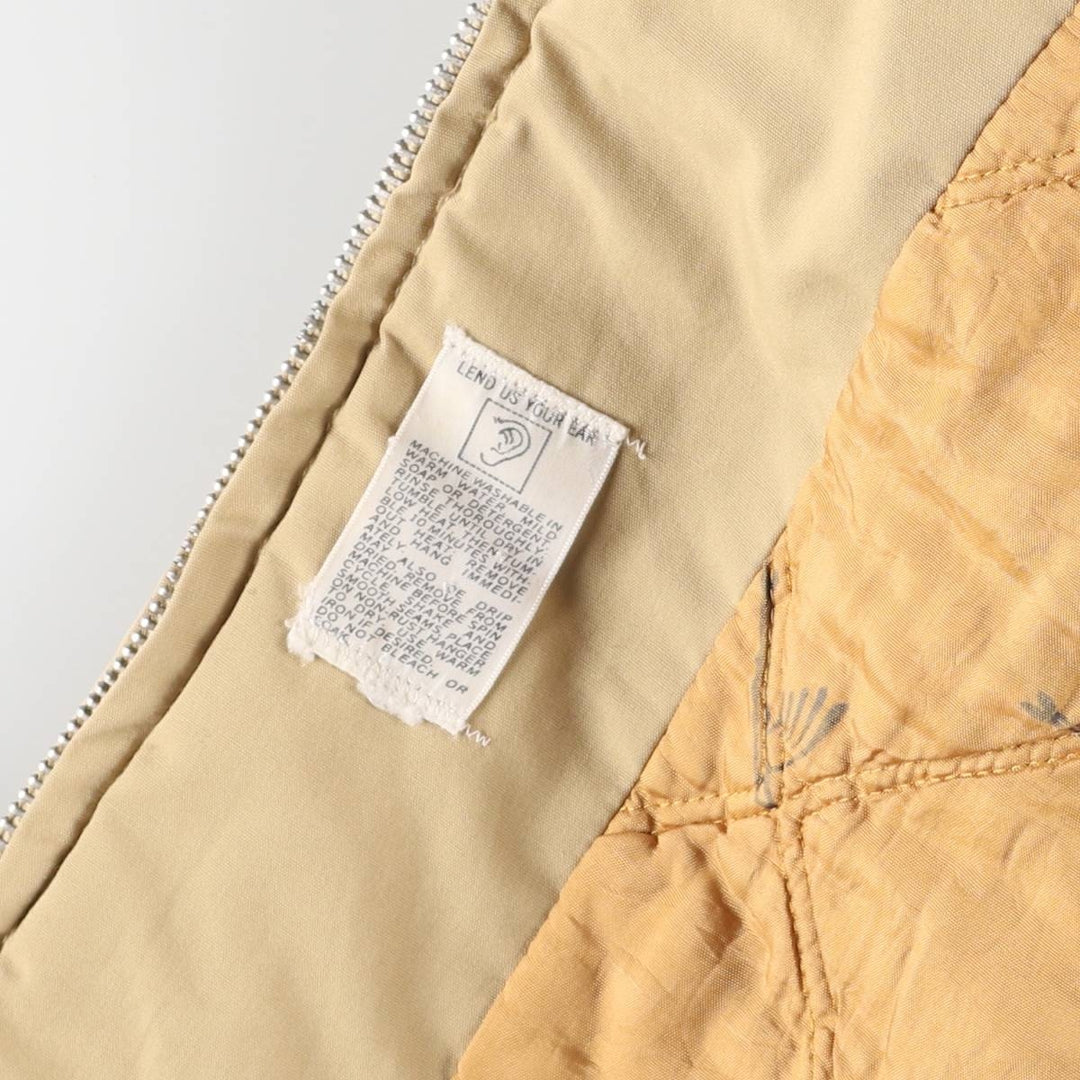 Catalina Associates Men's Padded Puffer Jacket, Size L unclear Beige type Vintage Second Hand