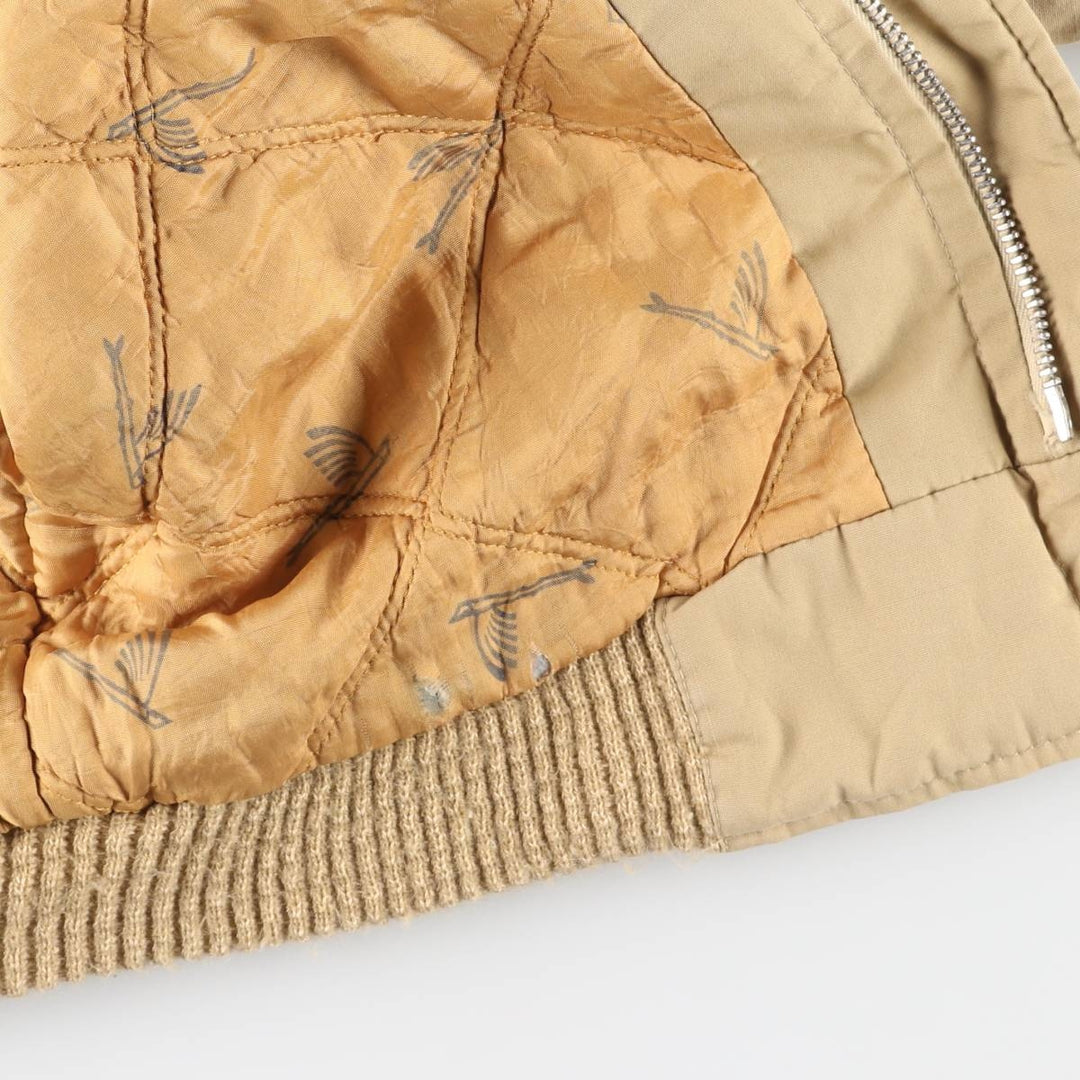 Catalina Associates Men's Padded Puffer Jacket, Size L unclear Beige type Vintage Second Hand