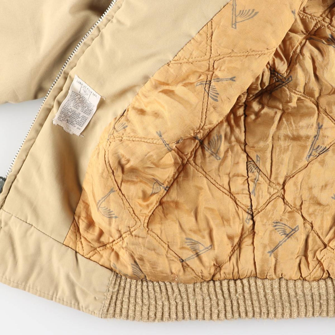 Catalina Associates Men's Padded Puffer Jacket, Size L unclear Beige type Vintage Second Hand