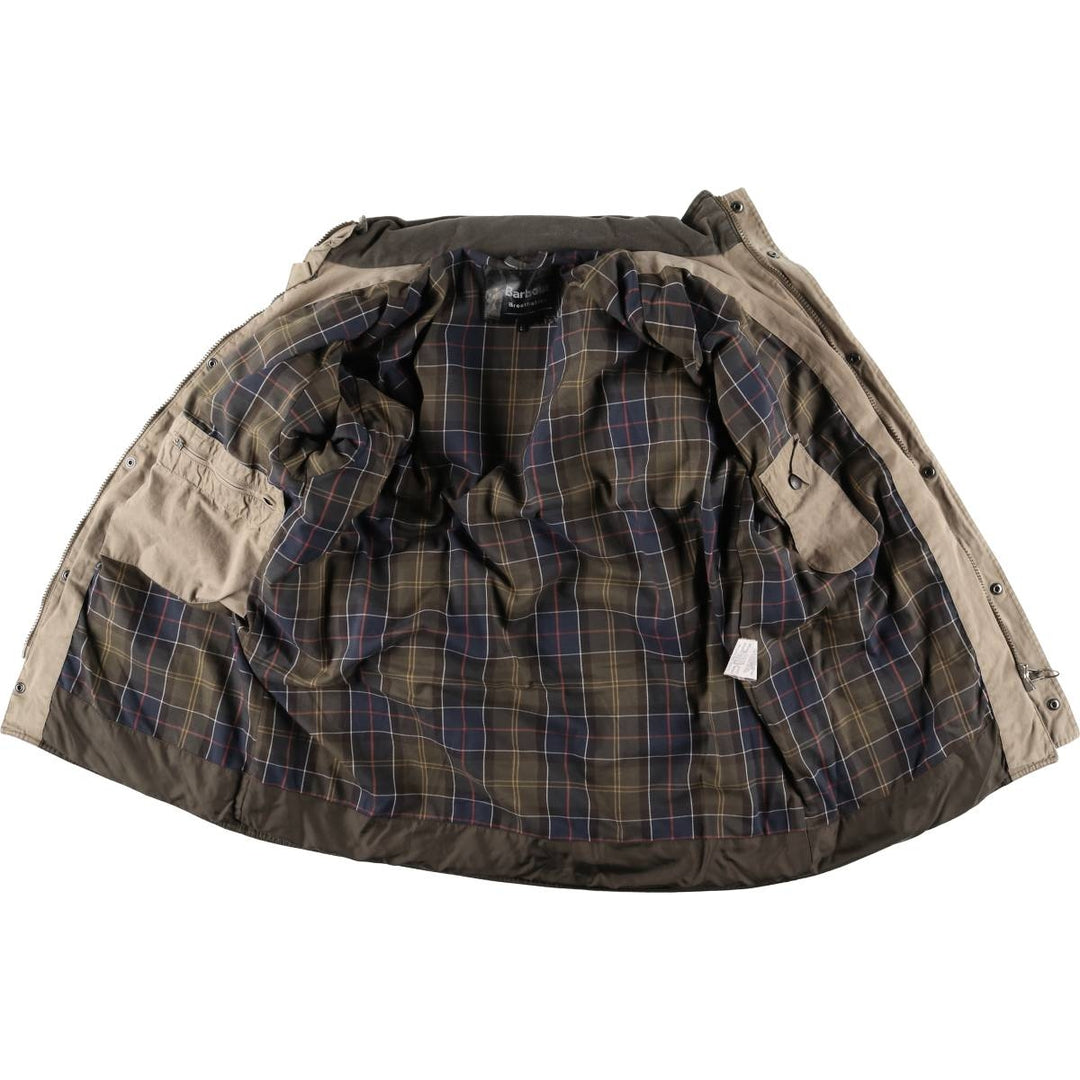 2000s~ Barbour A24 DURACOTTON TRAPPER JKT 3-Warrant Cotton Jacket, Men's Size L cotton Beige type Vintage Second Hand