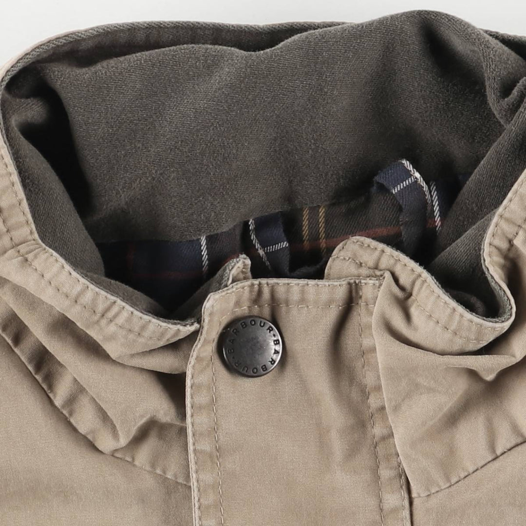 2000s~ Barbour A24 DURACOTTON TRAPPER JKT 3-Warrant Cotton Jacket, Men's Size L cotton Beige type Vintage Second Hand