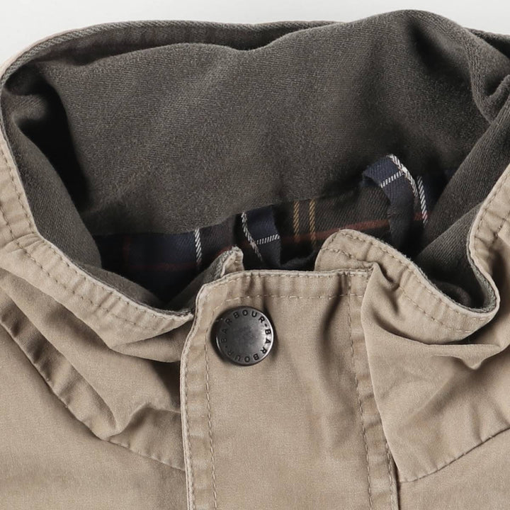 2000s~ Barbour A24 DURACOTTON TRAPPER JKT 3-Warrant Cotton Jacket, Men's Size L cotton Beige type Vintage Second Hand