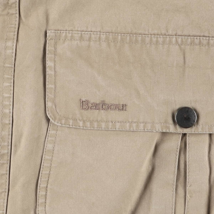 2000s~ Barbour A24 DURACOTTON TRAPPER JKT 3-Warrant Cotton Jacket, Men's Size L cotton Beige type Vintage Second Hand