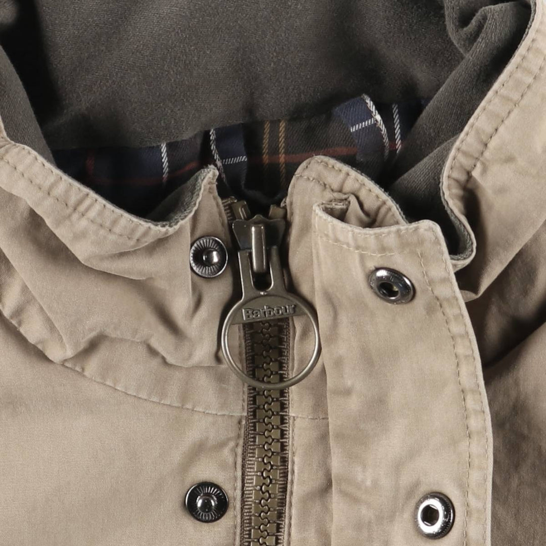 2000s~ Barbour A24 DURACOTTON TRAPPER JKT 3-Warrant Cotton Jacket, Men's Size L cotton Beige type Vintage Second Hand