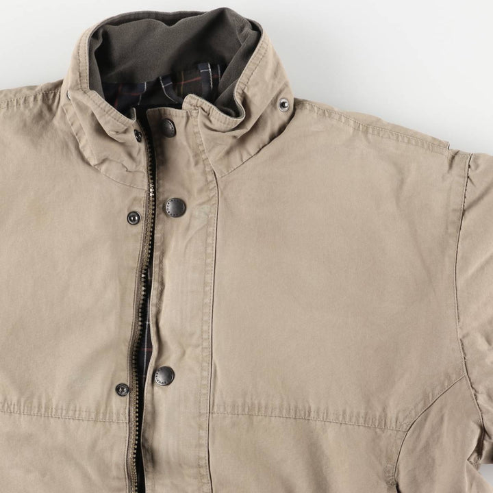 2000s~ Barbour A24 DURACOTTON TRAPPER JKT 3-Warrant Cotton Jacket, Men's Size L cotton Beige type Vintage Second Hand