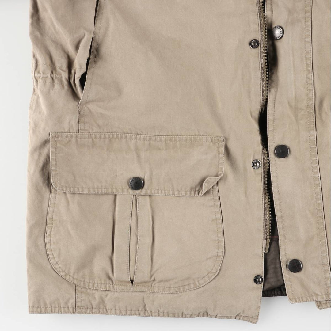 2000s~ Barbour A24 DURACOTTON TRAPPER JKT 3-Warrant Cotton Jacket, Men's Size L cotton Beige type Vintage Second Hand