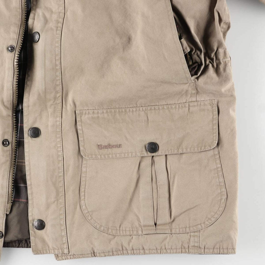 2000s~ Barbour A24 DURACOTTON TRAPPER JKT 3-Warrant Cotton Jacket, Men's Size L cotton Beige type Vintage Second Hand