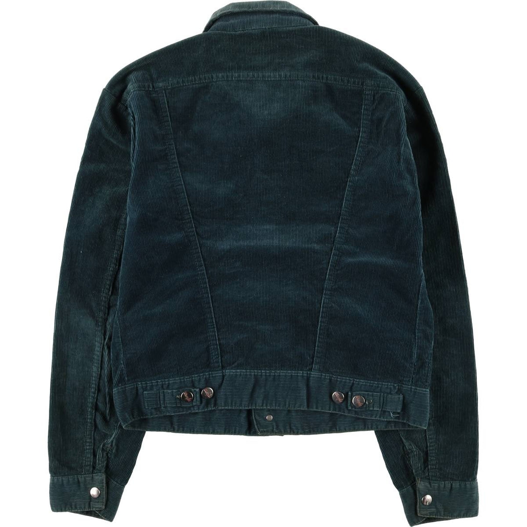Vintage 1970'S Wrangler corduroy jacket, size M, men's unclear green type Vintage Second Hand