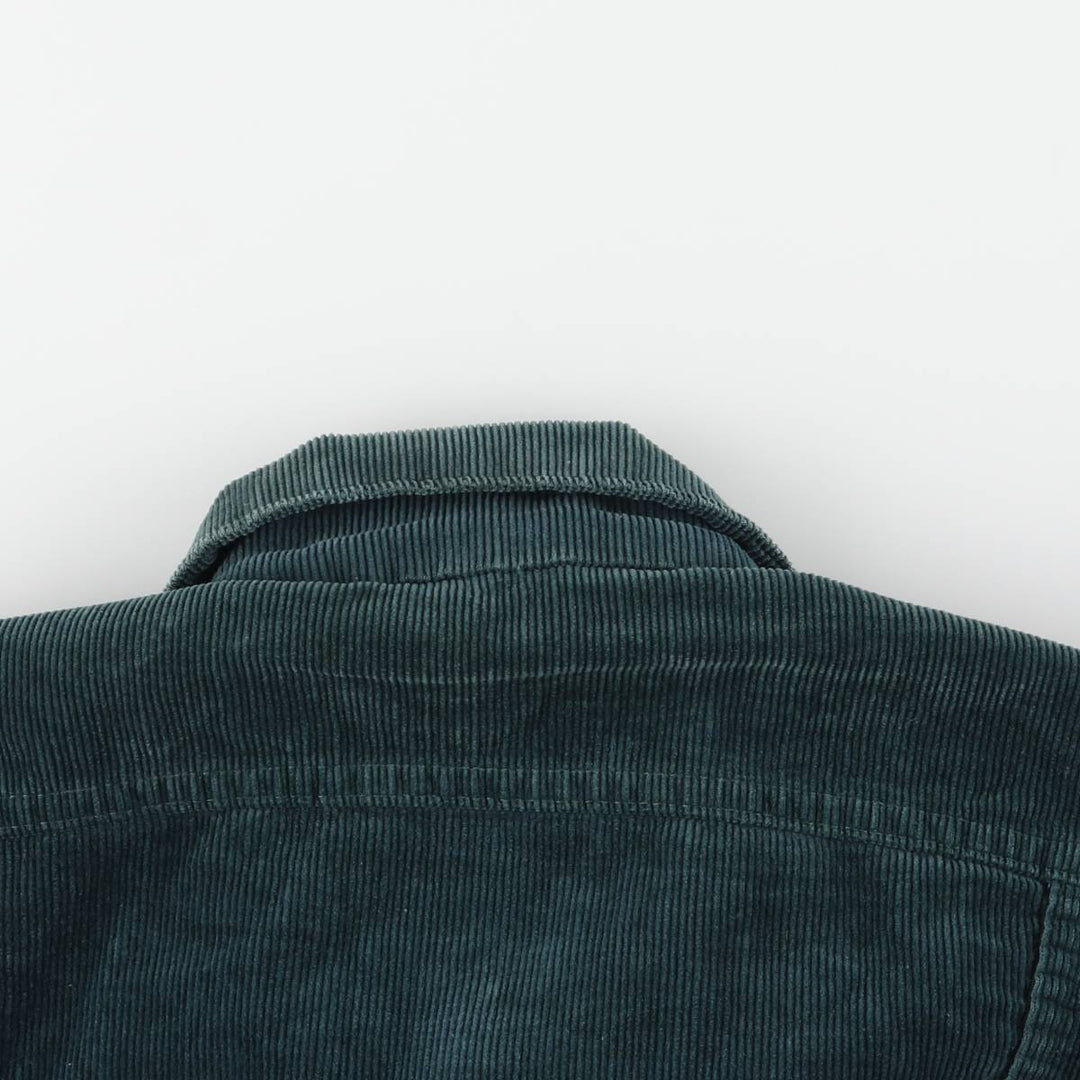 Vintage 1970'S Wrangler corduroy jacket, size M, men's unclear green type Vintage Second Hand
