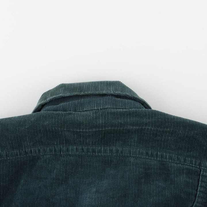 Vintage 1970'S Wrangler corduroy jacket, size M, men's unclear green type Vintage Second Hand