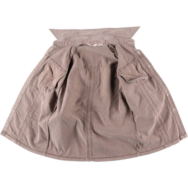 Vintage 70s-80'S Levi's PANATELA TOPS corduroy jacket, men's size L unclear pink type Vintage Second Hand