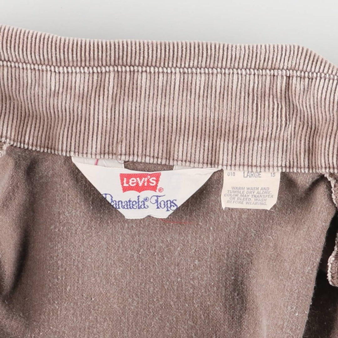 Vintage 70s-80'S Levi's PANATELA TOPS corduroy jacket, men's size L unclear pink type Vintage Second Hand