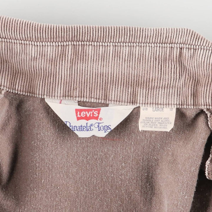 Vintage 70s-80'S Levi's PANATELA TOPS corduroy jacket, men's size L unclear pink type Vintage Second Hand