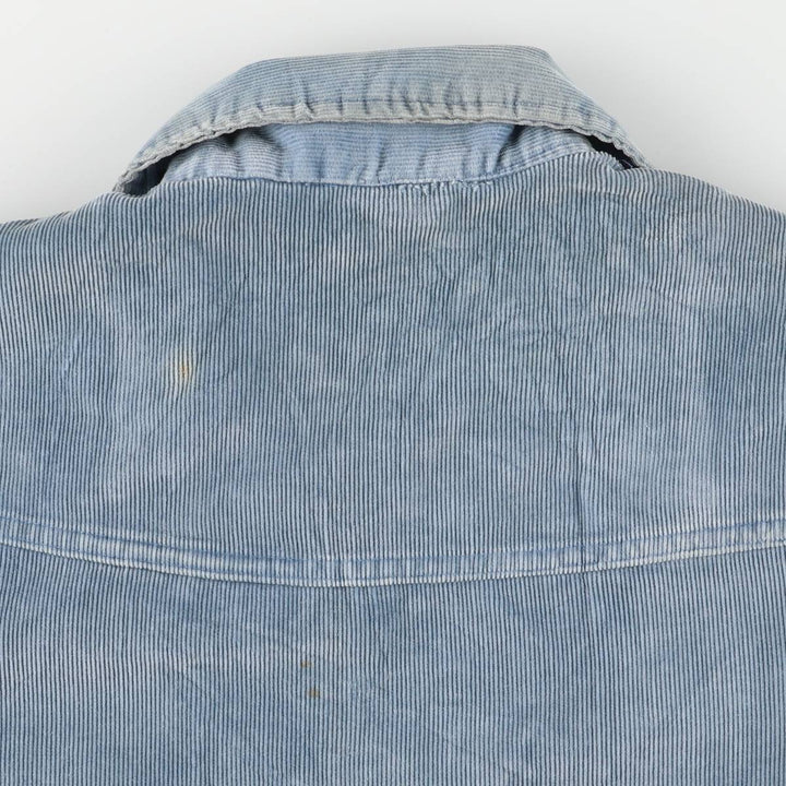 Vintage 1970'S corduroy jacket, men's size L unclear Blue type light blue Vintage Second Hand